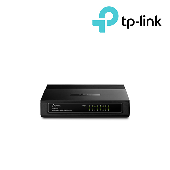 TP Link TL-SF1016D 16-Port 10/100Mbps Desktop Switch - Mombasa Computers