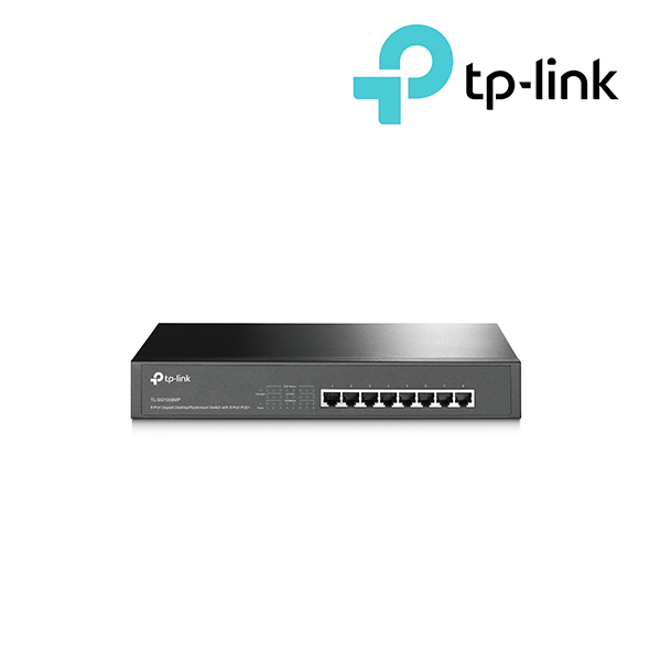 (TL-SG1008MP) Port with (8) Gigabit Link Switch Sama Desktop/Rackmount Port - (8) PoE+