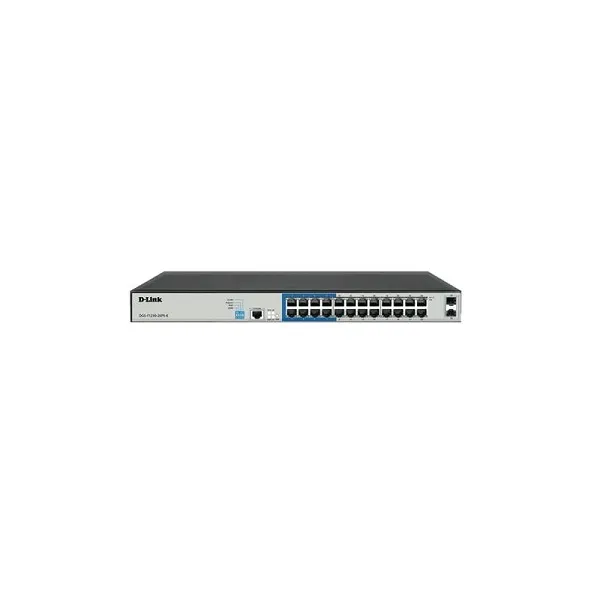 D-Link 24-Port Gigabit Managed PoE+ Switch with 2 SFP Ports