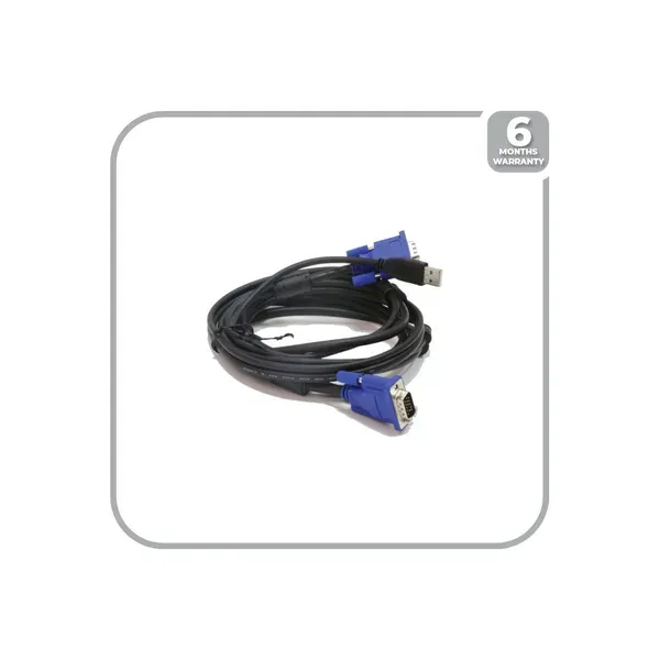 D-Link 6FT 2-in-1 USB KVM Cable