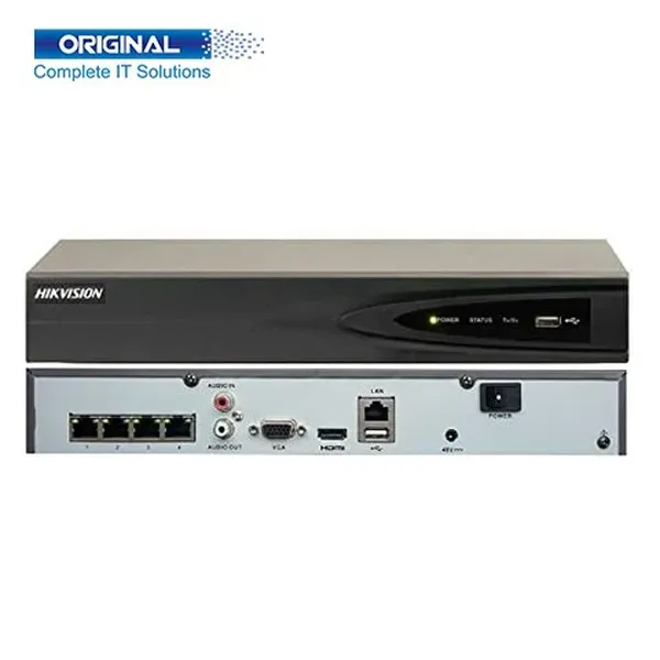 Hikvision 4-Channel 4K NVR with 4 PoE Ports