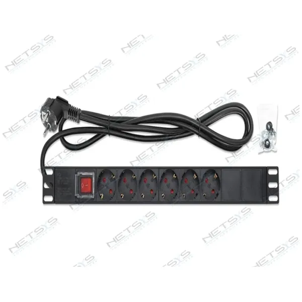 PDU Rackmount Power Strip 6 Output