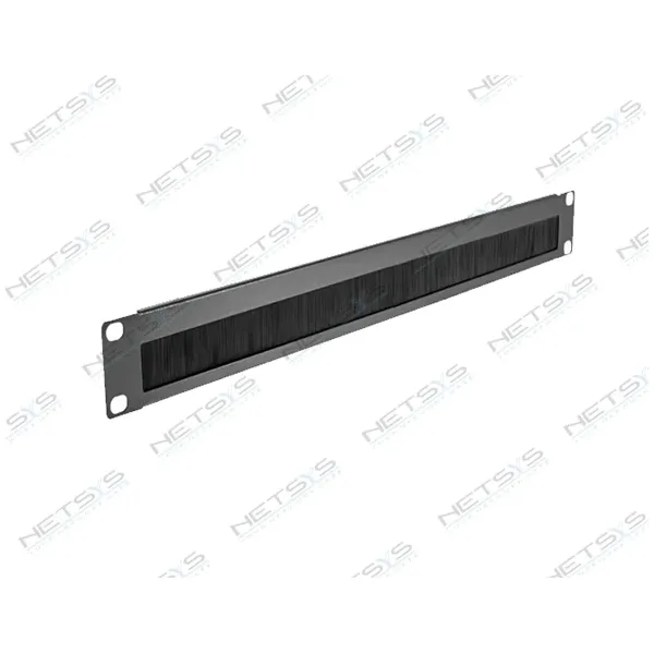 1U Brush Panel Cable Management