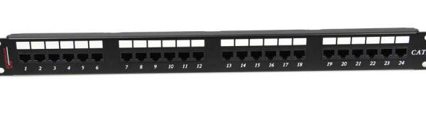 Premium Line Cat 6 Unshielded Patch Panel 24 Port