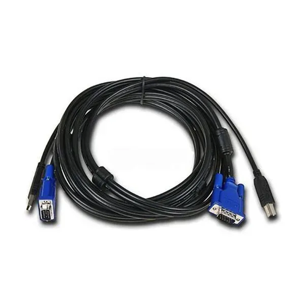 D Link 6FT 2 in 1 USB KVM Cable Image 2