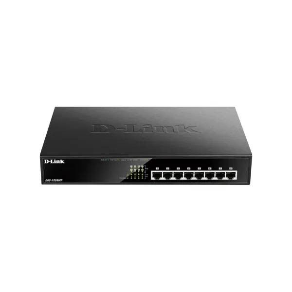D Link 8Port Desktop Gigabit Max PoE Switch DGS 1008MP