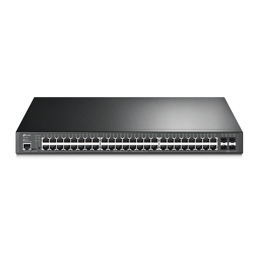 TP Link TL SG3452P JetStream 52 Port Gigabit L2+ Managed Switch with 48 Port PoE+