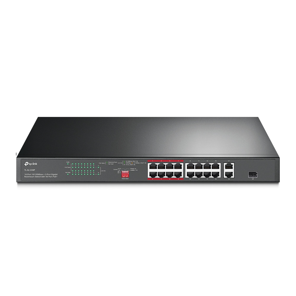 TP Link TL SL1218P PoE+ Switch
