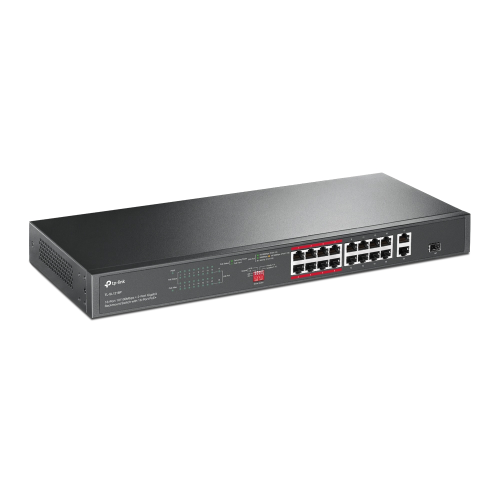 TP Link TL SL1218P PoE+ Switch Image 2
