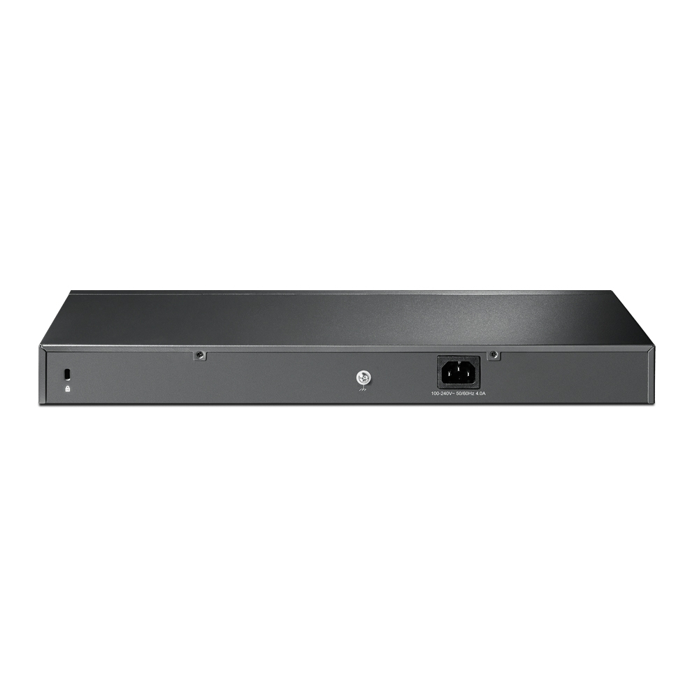 TP Link JetStream 24 Port 10/100Mbps + 4 Port Gigabit Smart Switch with 24 Port PoE+ TL SL2428P Image 3