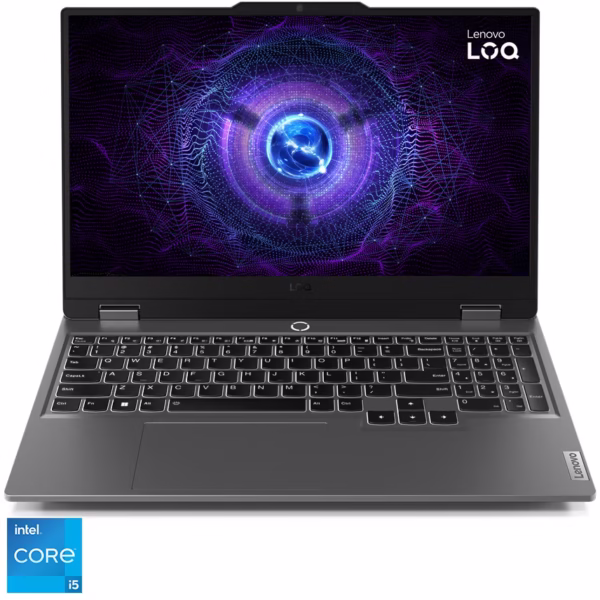 LENOVO LOQ 15IAX9 Ci5 (12600HX) 12GB  512GB SSD RTX3050 6GB 15.6 FHD DOS Grey 2Y