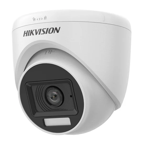 Hikvision 2MP Smart Hybrid Light Audio Fixed Turret Camera