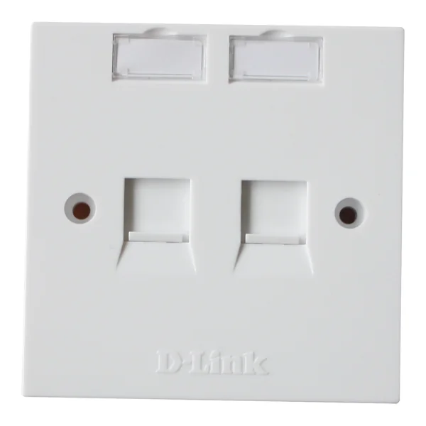 D Link Dual Faceplate 86×86 mm