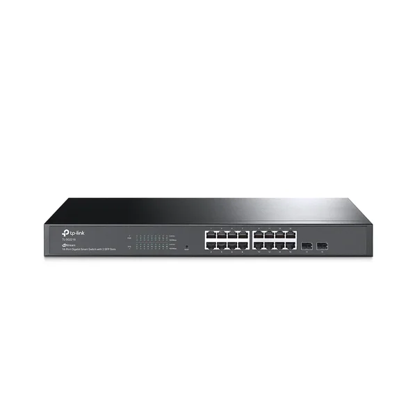 TP Link JetStream 16 Port Gigabit Smart Switch with 2 SFP Slots