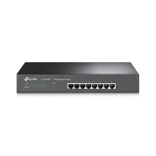 TP‑Link 8 Port Gigabit Desktop/Rackmount Switch TL‑SG1008