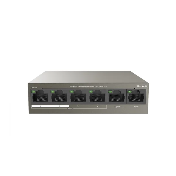 Tenda TEF1106P 4 63W PoE Desktop Switch