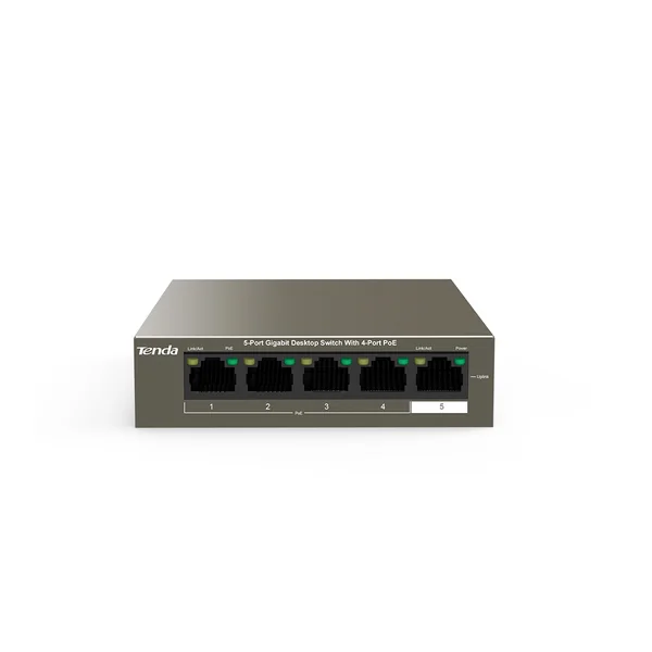 Tenda TEG1105P 4 63W 5 Port Gigabit Desktop Switch with 4 Port PoE