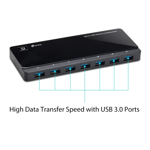 TP LINK USB 3 0 7 Port Hub with 2 Charging Ports UH720