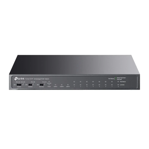 TP LINK 8 Port 10/100Mbps + 3 Port Gigabit Desktop Switch with 8 Port PoE+