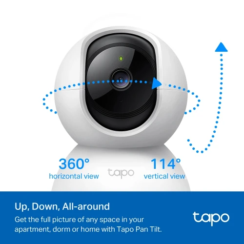 TAPO Pan/Tilt Home Security Wi Fi Camera C200 Image 2