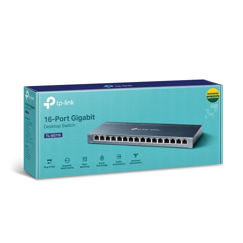 TP LINK 16 Port Gigabit Desktop Switch TL SG116 Image 4