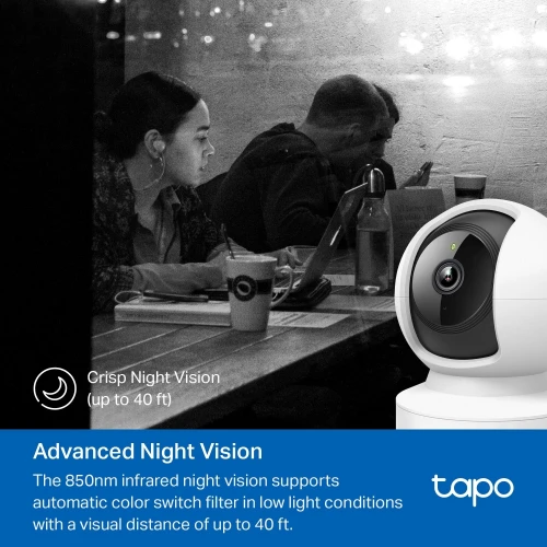TAPO Pan/Tilt Home Security Camera C202 Image 8