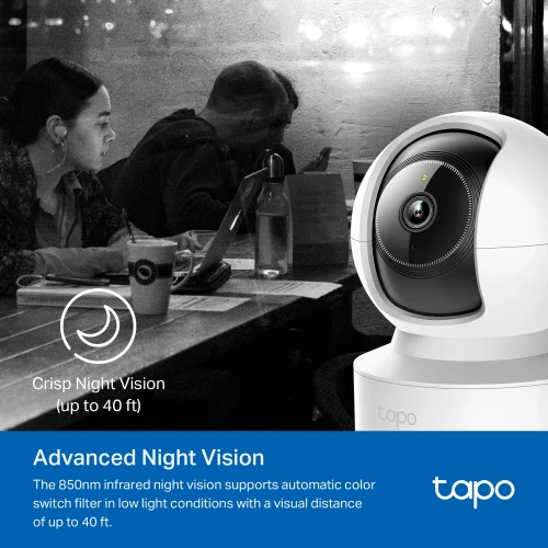 TAPO Pan/Tilt AI Home Security Wi Fi Camera C222 Image 8