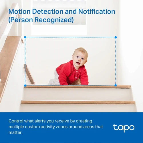TAPO Pan/Tilt Home Security Wi Fi Camera C200 Image 5