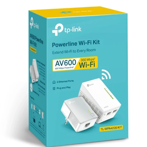 TP LINK AV600 Powerline Wi Fi Kit TL WPA4220 KIT Image 4