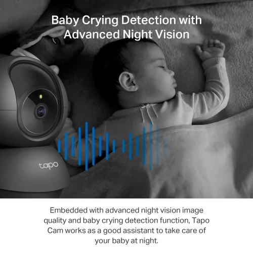 TAPO Pan/Tilt Home Security Wi Fi Camera C211 Image 8