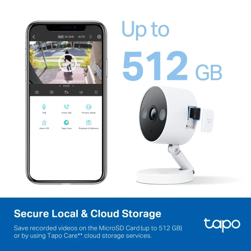 Tapo Indoor/Outdoor Wi Fi Home Security Camera C120 Image 6