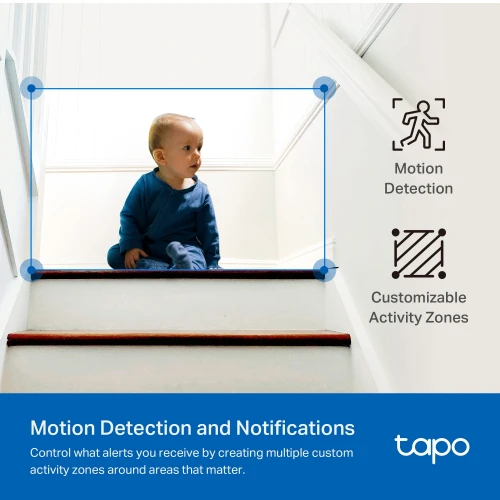 TAPO Pan/Tilt AI Home Security Wi Fi Camera C222 Image 4