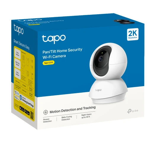 TAPO Pan/Tilt Home Security Wi Fi Camera C210 Image 7