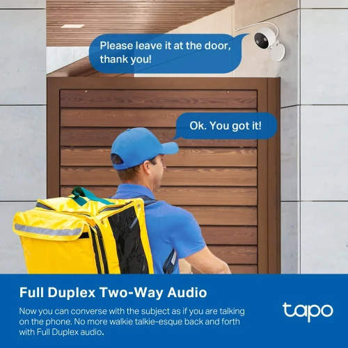 Tapo Indoor/Outdoor Wi Fi Home Security Camera C120 Image 2