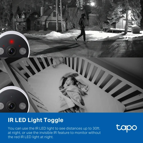 Tapo Indoor/Outdoor Wi Fi Home Security Camera C120 Image 7