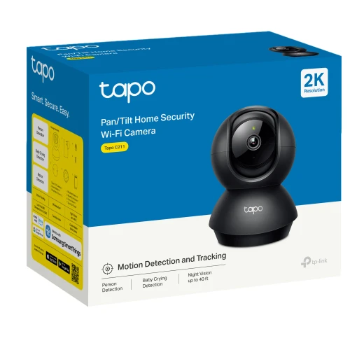 TAPO Pan/Tilt Home Security Wi Fi Camera C211 Image 7