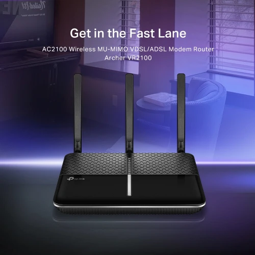 TP LINK AC2100 Wireless MU MIMO VDSL/ADSL Modem Router Archer VR2100 Image 3