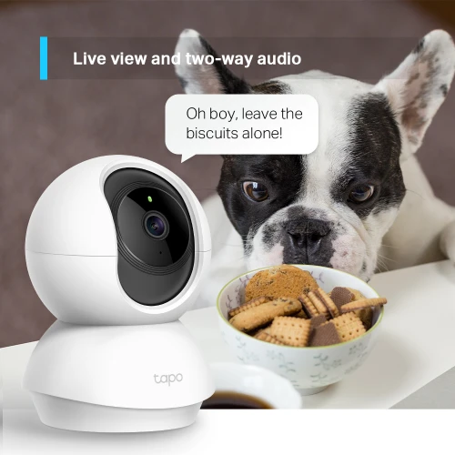 TAPO Pan/Tilt Home Security Wi Fi Camera TC70 Image 5
